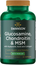 Swanson Glucosamine Chondroitin & Msm with Hyal-Joint 90 Capsules