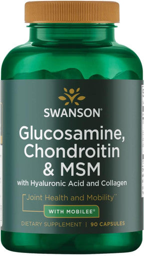 Swanson Glucosamine Chondroitin & Msm with Hyal-Joint 90 Capsules