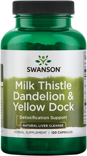 Swanson Cleanse Essentials Bundle Cranberry Supplement Milk Thistle Dandelion & Yellow Dock