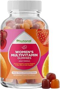 Womens Multivitamin Gummy Vitamins for Adults Natural Multivitamin for Women Gummies and Natural Immune System Booster Womens Gummies Adults Complete with Zinc