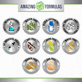 Amazing Nutrition Formulas Calcium with Vitamin D3 Supplement | 250 Tablets | Non-GMO | Gluten | Made in USA