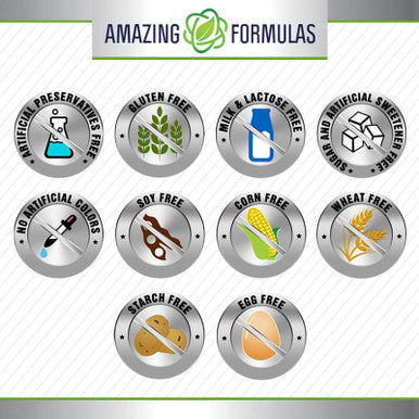Amazing Nutrition Formulas Calcium with Vitamin D3 Supplement | 250 Tablets | Non-GMO | Gluten | Made in USA