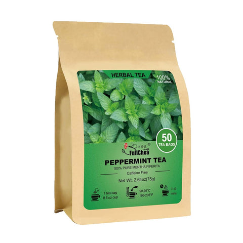 FullChea - White Mulberry Leaf Tea, 40 Teabags Ã¢â‚¬â€œ 100% Pure Dried Mulberry Tea Ã¢â‚¬â€œ Slightly Sweet & Refreshing - Non-GMO - Caffeine-Free - Support Wellness & Improve Digestion