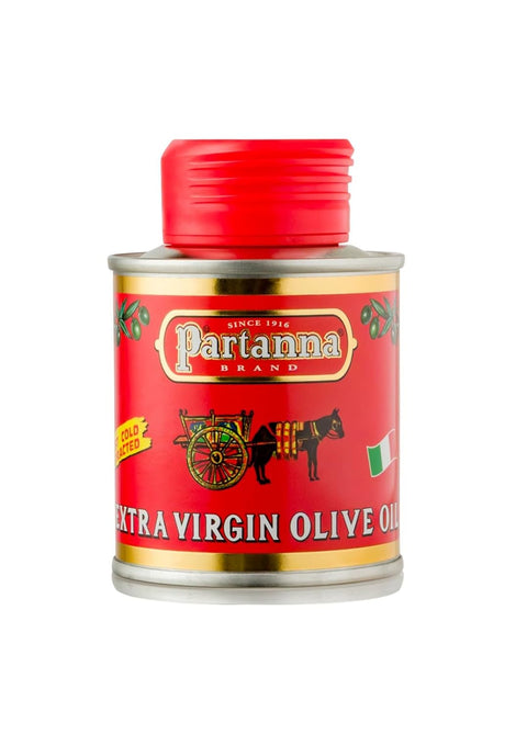Partanna Robust Extra Virgin Olive Oil - Premium 100% Castelvetrano Oil - High Polyphenol - First Cold Pressed - Early Harvest in Sicily - Award Winning Italian EVOO -Monovarietal -101 fl oz (3 L) Tin