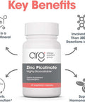 Allergy Research Group Zinc Picolinate Supplement - Supports Normal Health Immune Response, Highly Bioavailable, Well-Absorbed, Hypoallergenic, Vegetarian Capsules - 60 Count