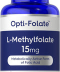 Carlyle L Methylfolate 15mg | 60 Capsules | Max Potency | Optimized and Activated | Non-GMO Gluten | Methyl Folate 5-MTHF | by Opti-Folate