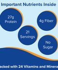 Bariatric Fusion Chocolate Meal Replacement Protein 21 Serving Tub for Bariatric Surgery Patients Including Gastric Bypass & Sleeve Gastrectomy