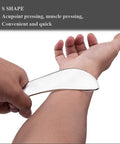 FeelSport Fsa/Hsa Stainless Steel Guasha Scraping Massage Tool-Muscle Scraper Tool For Soft Tissue, Physical Therapy For Back, Legs, Arms, Neck, Shoulder (A)