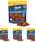 Fisher Chef's Naturals Pecan Halves 24 oz Resealable Bag, Unsalted Raw Nuts for Cooking, Baking & Snacking, Healthy Snacks for Adults, Vegan Protein, Keto Snack, Gluten Free Raw Pecans Halves