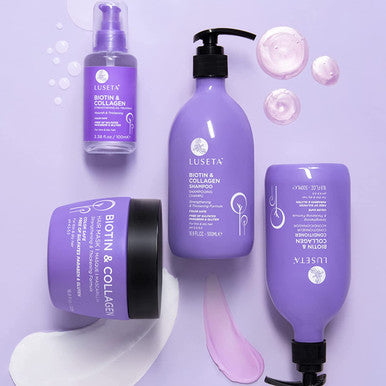 Luseta Biotin Shampoo Conditioner Set 16.9 oz each and Biotin Hair Mask 16.9 oz Bundle