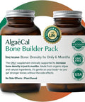 Algaecal - Bone Builder Pack For Bone Density Increase, Clinically Supported Plant Based Calcium Supplement & Strontium, Vitamins K2 (100Mg), D3 (1600 Iu), Magnesium & 16 Nutrients For Bone Health