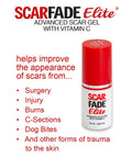 Elite Advanced Scar Treatment, Scar Removal, Scar Therapy, Scar Prevention, Anti Scar Gel With Silicone & Vitamin C -15G