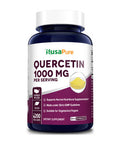 NusaPure Quercetin 1000 mg - 200 Veggie Caps (Non-GMO,Gluten-Free, Vegetarian)