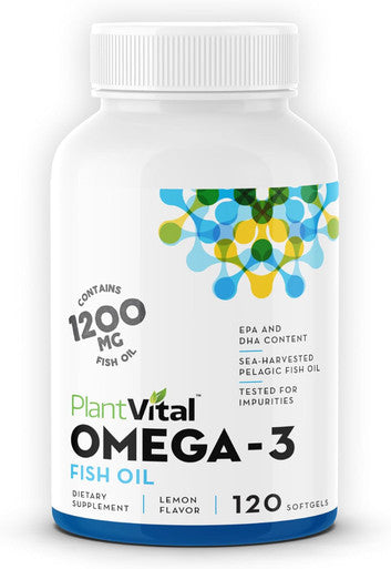 Plantvital Bundle Wellness Essentials: Pure Norwegian Omega 3 Fish Oil 120 Capsules, And Wholefood Multivitamin 90 Capsules With 56 Superfoods For Your Daily Nutrients Needs.