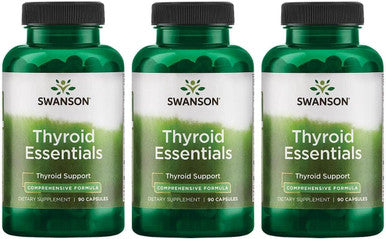 Swanson Thyroid Essentials 90 Capsules (3 Pack)