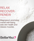 BetterYou Pure and Clean Bath Magnesium Flakes Bath Salts for Muscles, 47% Concentration, 35 Ounce
