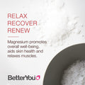 BetterYou Pure and Clean Bath Magnesium Flakes Bath Salts for Muscles, 47% Concentration, 35 Ounce
