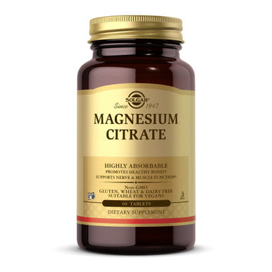 Solgar Magnesium Citrate 60 Tablets