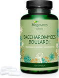 Saccharomyces Boulardii VegaveroÃƒâ€šÃ‚Â® | 6 Billion CFU per Capsule | with MOS | 120 Vegan Capsules (4 Month Supply) | NO Additives | Probiotic Yeast Supplement | Combined with Brewer's Yeast