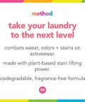 Method Laundry Booster Sport 28.2 ounces 2 pack Packaging May Vary