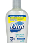 Dial Professional Moisturizers & Vitamin E Antibacterial Liquid Hand Soap, 7.5 OZ Pump Bottle (Pack of 12)