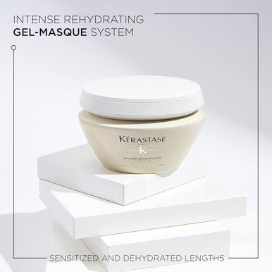 Kerastase Specifique Rehydratant Hair Mask | Intense Rehydrating Gel-Masque For Dry Ends | Rebalances Hair'S Hydration | With Ceramides And Amino Acid | For Sensitive & Dry Hair