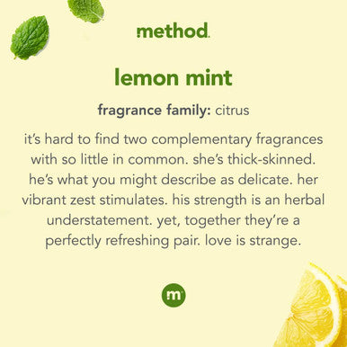 Method Gel Dish Soap Refill Lemon Mint 54 Ounce 1 pack