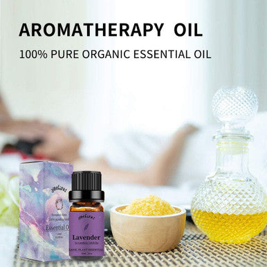 yethious 3 Pack Lavender Essential Oil 100% Pure Organic Aromatherapy Diffuser Oils 10ml for Massage Soap