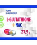 Hepatica L-Glutathione + Nac (N Acetyl Cysteine) 255Mg 90 Vegan Capsules, 3Rd Party Lab Tested, High Strength Supplement, Gluten And Gmo
