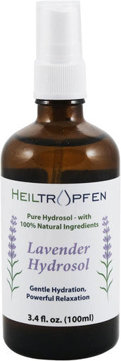 Heiltropfen Lavender Hydrosol - Hydrolat 3.4 fl. oz. - 100 ml | 100% Natural Ingredients Hydrolate | Gentle Hydration & Powerful Relaxation |