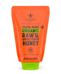Nate's Organic 100% Pure, Raw & Unfiltered Honey - USDA Certified Organic - 16oz. Squeeze Bottle