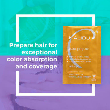 Malibu C Color Prepare Wellness Hair Remedy For Color Hair Treatment 1 Count, 0.17 Ounce