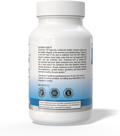Colostrum-LD Colostrum Capsues - 120 Capsules - Liposomal Delivery