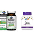 Garden of Life Dr Formulated Digestive Enzymes With Papain Bromelain & 21St Century Papaya Enzyme Chewable Tablets Tropical 100 Count