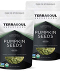 Terrasoul Superfoods Organic Pumpkin Seeds, 2 Lbs - Premium Quality, Shelled, Raw, Unsalted