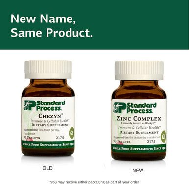 Standard Process Zinc Complex - Immune Support, Thyroid Support, Cognitive Health, And Blood Health Support With Iron, Zinc, And