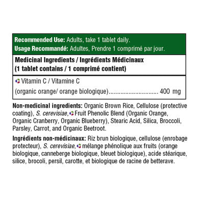 MegaFood Mega Food Ultra C-400 Mg 60 Tabs
