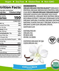 Orgain Organic Vegan Protein Powder Travel Packs Vanilla Bean And Chocolate Fudge (10 Packets Each)