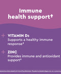 Nature Made Wellblends Elderberry With Immunecare Vitamin D3 And Zinc With Elderberry Flavor 30 Fast Dissolve Tablets