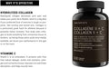 Hydrolyzed Collagen Peptide Supplement Tablets with Vit.C for Men and Women