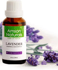 Lavender Essential Oil 1oz / 30ml - 100% Pure & Natural by Amson Naturals.
