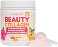 Beauty Collagen Powder5 Types Of Hydrolyzed Collagen Sea Moss Biotin Keratin Hyaluronic Acid Vitamin C And Probioticsa A' A hair Skin Nails All Natural Made In Usa45 Servings Mixed Berry
