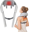 Neck Shoulder Massager Relieves Tension Improves Circulation Ultimate Comfort Portable Alleviates Muscle Soreness Stylish Eases Stiffness (Grey)