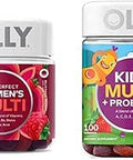 Olly The Perfect WomenS Multi And KidS Multi + Probiotic Family Pack Gummies 2 Count Chewable Supplement