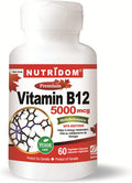 Nutridom Vitamin B12 5000mcg 60 Vcaps