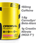 C4 Original Pre Workout Powder Strawberry MargaritaÃƒÆ’Ã¢â‚¬Å¡ | Vitamin C for Immune Support | Sugar Free Preworkout Energy for Men & Women | 150mg Caffeine + Beta Alanine + Creatine | 60 Servings