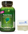 Irwin Naturals Prosta Strong Supplement Supports Prostate Health and Urinary Flow - 180 Liquid Softgels Bundle with a Lumintrail Pill Case