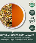 Luxmi Estates - Turmeric Time-Out - Organic Ginger Turmeric Tea - 90 Tea Bags (15ct x 6 Pack) | With Organic Turmeric Ginger Cardamom Black Pepper | Great for Immunity and Healthy Response to Inflammation