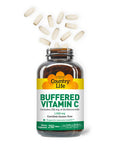 Country Life Vitamin C Buffered With Bioflavonoids 1000Mg 250 Tablets Certified Gluten Free Certified Vegan