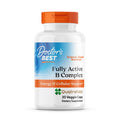 Doctor's Best Fully Active B Complex Non GMO Gluten Free Vegan Soy Free Supports Energy Production 30 Veggie Caps